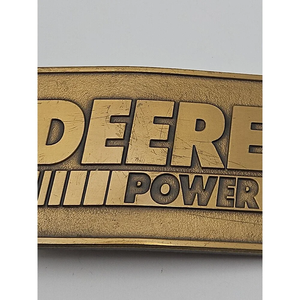 Vintage 1994 John Deere Power Belt Buckle Expo '94 New Orleans